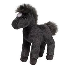 Flint The Plush Black Horse By Douglas In 2021 Black Horse Cute Stuffed Animals Plush