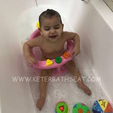 If you don't want a baby tub but still need a little support in the big bath, try this bathtub + bath seat hybrid. Keter Baby Bathtub Seat Pink Keter Bath Seats