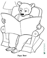 These are in the same file, so make sure you set your printer to only print the pages you i love to use fairy tales with preschool kids! Goldilocks And The Three Bears Coloring Pages