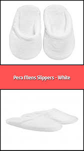Pera Men S Slippers White In 2020 Mens Slippers White Slippers Slippers