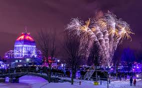 Hd Wallpaper Canada Montreal Patinoire Natrel Du Vieux Port Fireworks Wallpaper Flare