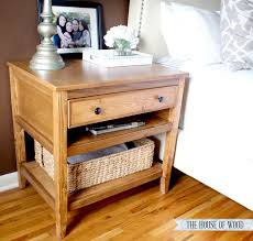 Easy diy nightstand tutorial video. Diy Bedside Table With Drawer And Shelf Free Plans