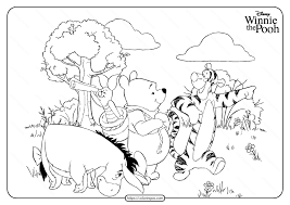 Welcome in free coloring pages site. Printable Disney Winnie The Pooh Coloring Pages