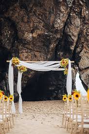 A Laid Back Beach Wedding In Portugal Joana Filipe S Destination Wedding Onefabday Com Ireland Wedding Beach Ceremony Sunflower Themed Wedding Sunflower Wedding