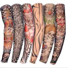 If you do go with color, it's vital that you plan your tattoo beforehand so you don't end up with a combination. 6pcs Full Arm Tattoo Cover Up Sleeve Uv Protection Shopee Philippines