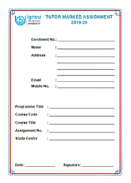 Ignou Assignment Front Cover Page Readymade Pdf Format Sancha Bir Subba In 2020 Cover Pages Cover Page Format Assignments