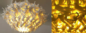 Museum quality reproduction of the fall of the damned. Fall Of The Damned Lampshade From Hell