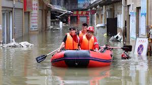 The dam operation was carried out late tuesday night in the city of luoyang, just as severe flooding overwhelmed the henan provincial capital of zhengzhou, trapping residents in the subway system and. Heavy Rains Floods In China Strand Dozens On Rooftops Triggering Landslides Fox News