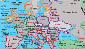 Western Europe Region Map Regions Of Europe | Europe Map, Europe, England Germany