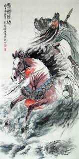 Guan Yu Original Chinese Figure Painting Guan Yu China Art Figure Painting