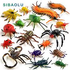 Habt ihr auch wilde ecke im garten? Neue Insekten Centipede Spinne Marienkafer Skorpion Bee Tier Modell Figurine Home Decor Miniatur Fee Garten Dekoration Zubehor Figurines Miniatures Aliexpress