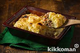 ひき肉とじゃがいものグラタン キッコーマン ホームページ レシピ 豚ひき肉 レシピ ダイエット レシピ