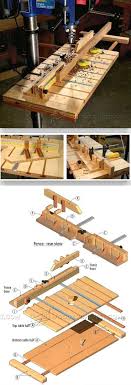 Drill Press Table Plans Drill Press Tips Jigs And Fixtures Woodarchivist Com Snedkervaerktoj Trae Arbejde Vaerksted