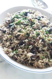 Riz Aux Champignons Recette Facile Et Rapide Recette Riz Aux Champignons Recette Riz Recettes De Cuisine
