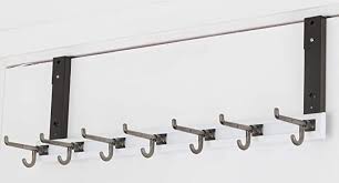 Instahanger closet organizer, the original folding drying rack, wall mount, includes over door bracket for 1 3/8 thick doors only. Amazon Com Wellex Mh607 Over Door Hook Door Hangers For Clothes Door Towel Rack Adjustable 7 Hooks Door Thic Clothes Hanger Over The Door Hooks Door Hook
