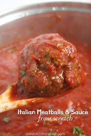 Traditional Italian Style Meatballs With A Simple Homemade Sauce Recipe Meatball Sauce Italian Sauce Recipes Italian Meatballs Recipe