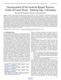 Taking rational action as a starting point but rejecting the. Pdf Development Of An Android Based Tourism Guide A Case Study Sabang City Indonesia