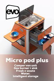 Compact kitchen units for rv. Rv Camper Kitchen Pod Camper Kitchen Rv Campers Compact Kitchen