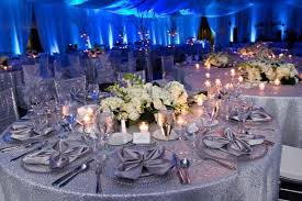 Our wedding arches and bamboo arbors give you a designer platinum is your premier event consulting, production and rental company, based in fort myers fl. Platinum Silver And White Wedding Table And Chair Covers Google Search Ice Blue Weddings Silver Wedding Reception Gala Decorations