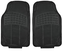 All Weather Tough Rubber Floor Mats In Black 2pc Front Set More Info Could Be Found At The Image Url Thi Rubber Floor Mats Floor Mats All Black Sneakers