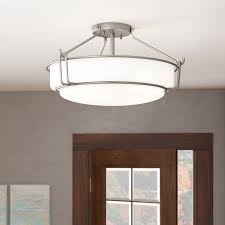 Latitude Run Horan 4 Light 22 Unique Statement Drum Semi Flush Mount Reviews Wayfair