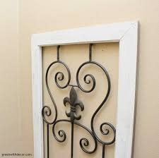 Small, vintage style distressed white wood & metal wall decor panel, decorative gate wall decor, antique wood decor decorative wall panel, 10 x 20 4.4 out of 5 stars 434 $27.14 $ 27. A Rustic Diy Wall Gate Makeover Green With Decor