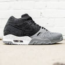 Black And Gray Bo Jackson Sneakers Nike Men Air Trainer 3 Le Black Cool Grey White Black Sneakers Men Fashion Mens Nike Shoes Nike Shoes Air Force