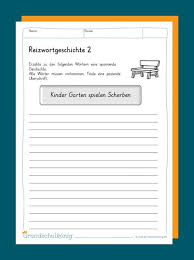 Geschichte Bild Von Wisslinda Bel Auf Deutsch Lernen Schreiben Lernen