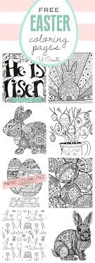 These include all kinds of adult coloring pages with animals, flowers, abstract designs, and more. Free Easter Coloring Pages U Create