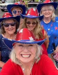 I just love this picture of our friend Brenda Gantt! Brenda had a wonderful  Independence Day, as she enjoyed a 4th Of July parade in Andalusia put