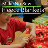 Make No-Sew Fleece Blankets | Kid-Friendly DIY — Doing Good ...