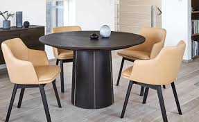 A john stuart style circular inlaid expandable dining or center table. Sm33 Round Extendable Dining Table Danish Design Co