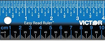 Jan 03, 2020 · bold black markings in both inches and mm make it easy to get a precise measurement using this ruler. Amazon Com Victor Ez12sbl 12 Easy Read Ruler No Glare Straight Edge Labeled In Mm Cm In 1 2 1 4 1 8 1 16 Stainless Steel Blue Tools Home Improvement