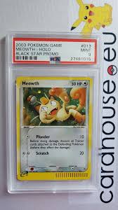 Maybe you would like to learn more about one of these? Psa 9 Meowth Black Star Promo Holo Pokemon E Reader
