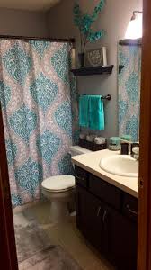 Bathroom Corner With A Slender Shower Stall This Small Shower Was Fitted Into A Bathroom Corner Bath Gray Bathroom Decor Restroom Decor Small Bathroom Decor