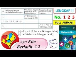 Kunci jawaban bahasa indonesia kelas 11 1. Lengkap Ayo Kita Berlatih 2 2 Nomor 1 2 3 Kelas 7 Smp Mts Himpunan Matematika Bse Halaman 121 Youtube