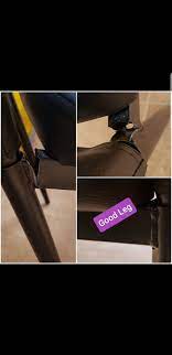 The resulting bond is 20,000 psi and can be. Broken Metal Chair Leg Is There Any Way To Fix This Without Welding Not Sure What Metal It Is I Included A Picture Of A Good Leg In Case It Helps Thanks