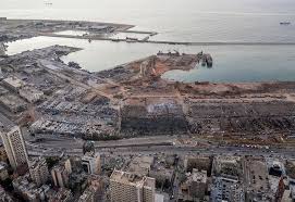 Epingle Sur Beyrouth Port Et Silos Detruits 6 8 2020 18ho6