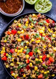 Mexican Quinoa Salad With Honey Lime Vinaigrette Recipe Runner Mexican Quinoa Salad Honey Lime Vinaigrette Mexican Quinoa