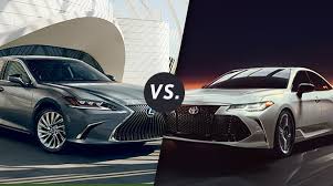 Transmission duty in this sedan is. Comparison 2019 Lexus Es 300h Vs 2019 Toyota Avalon Hybrid Longo Lexus Blog
