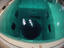 This type of swimming pool is used in the olympic games, where the race course is 50 metres (164.0 ft) in length, typically referred to as long course, distinguishing it from short course which applies to competitions in pools that are 25 metres (82.0 ft) in length. What Are The Deepest Swimming Pool In The World