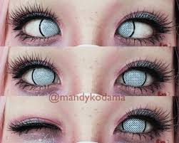 Black And White Contacts Logo Sweety Crazy Lens White Screen Mesh With Black Rim In 2020 Mesh Screen Black Rims Lens