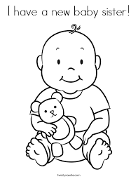 Big Sister Coloring Pages Printable Brother And Sister Colouring Pages At Getcoloringscom Sister Pages In 2020 Baby Coloring Pages Coloring Pages For Boys Baby Colors