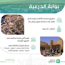 أحدثت هيئة تطوير بوابة الدرعية بموجب مرسوم ملكي لعام 2017، المملكة العربية السعودية. Ø£Ù…Ø± Ù…Ù„ÙƒÙŠ Ø¨Ø¥Ù†Ø´Ø§Ø¡ Ù‡ÙŠØ¦Ø© ØªØ·ÙˆÙŠØ± Ø¨ÙˆØ§Ø¨Ø© Ø§Ù„Ø¯Ø±Ø¹ÙŠØ© ÙˆÙ…Ø´Ø±ÙˆØ¹ Ø¨ÙˆØ§Ø¨Ø© Ø§Ù„Ø¯Ø±Ø¹ÙŠØ© Ø§Ù„Ø¬Ø¯ÙŠØ¯ Ù…Ø´Ø§Ø±ÙŠØ¹ Ø§Ù„Ø³Ø¹ÙˆØ¯ÙŠØ©