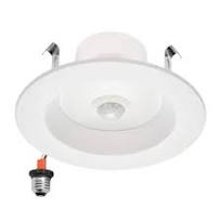 Maxxima 4 in. Retrofit Recessed LED Motion Sensor Downlight, 1000 Lumens, 5  CCT Color Selectable 2700K-5000K MRL-40925 - The Home Depot
