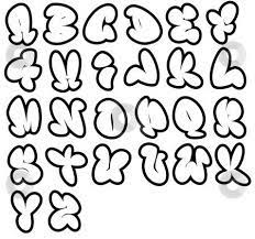 Scooter gang graffiti bubble vector print design. Pin By Krista Vrapi On Writing Bubble Styles Graffiti Lettering Fonts Graffiti Lettering Lettering Alphabet
