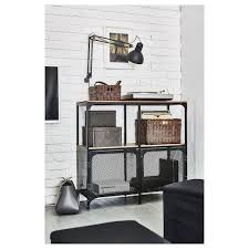 Fjallbo Regal Czarny 100x95 Cm Dodaj Do Koszyka Ikea Wood Doors Interior Solid Wood Shelves Ikea