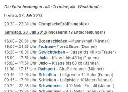 We did not find results for: Olympia 2012 Der Zeitplan Von London Im Uberblick Als Pdf Und Fur Outlook Ical