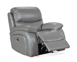 Sectional with chaise, created for macy's. Chessington Silver Grey Fabric Sofa Electric Reclining Progressive Furnishings