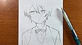 Learn how to draw easy anime boy pictures using these outlines or print just for coloring. How To Draw An Anime Boy Youtube